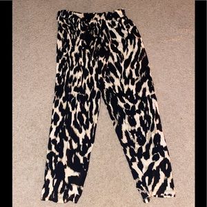 ASOS Animal Print Leopard Petite Peg Pants